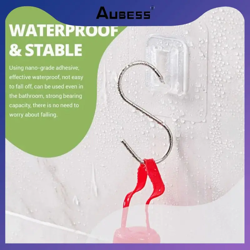 

Double-sided Adhesive Wall Hooks Strong Wall Hanger Transparent Suction Cup Wall Hanger Transparent Suction Cup Sucker Hook