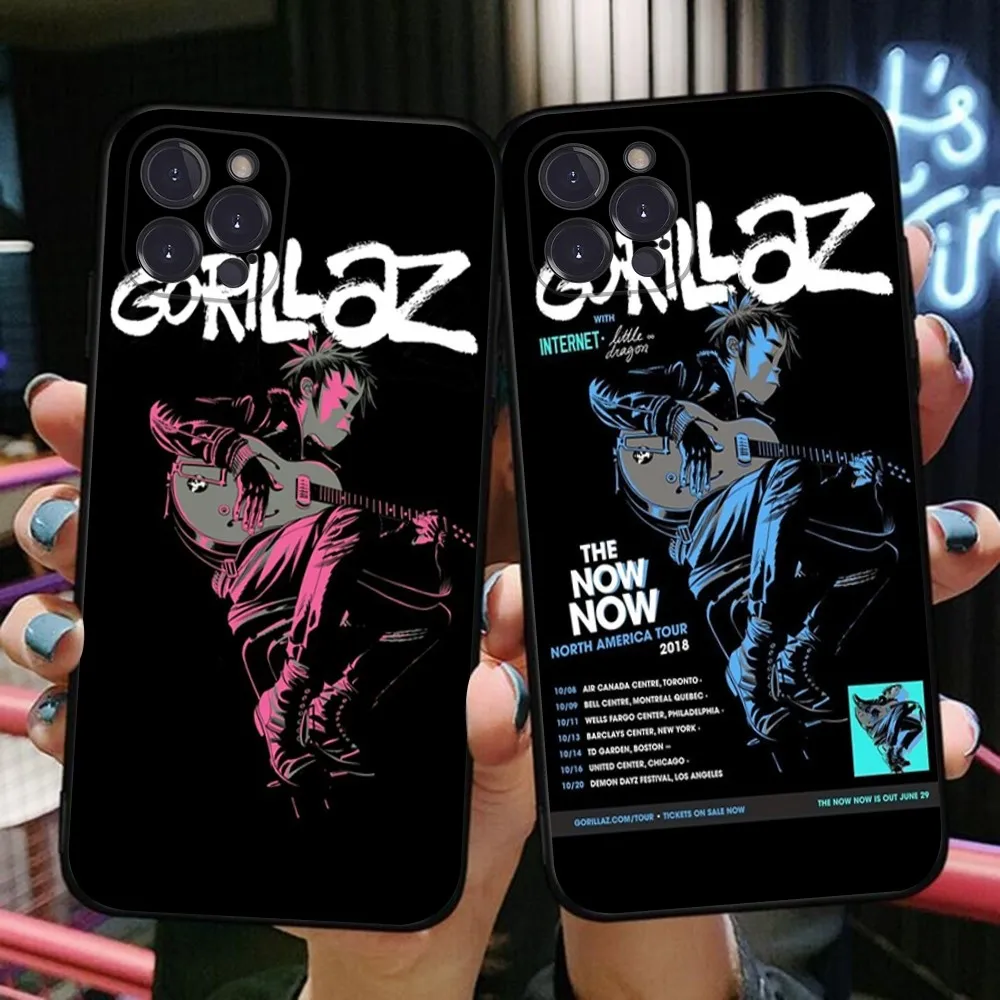 G-Gorillaz T-The N-Now Animal Phone Case For IPhone 16 15 8 7 6 6S Plus X SE XR XS 14 11 12 13 Mini Pro Max Mobile