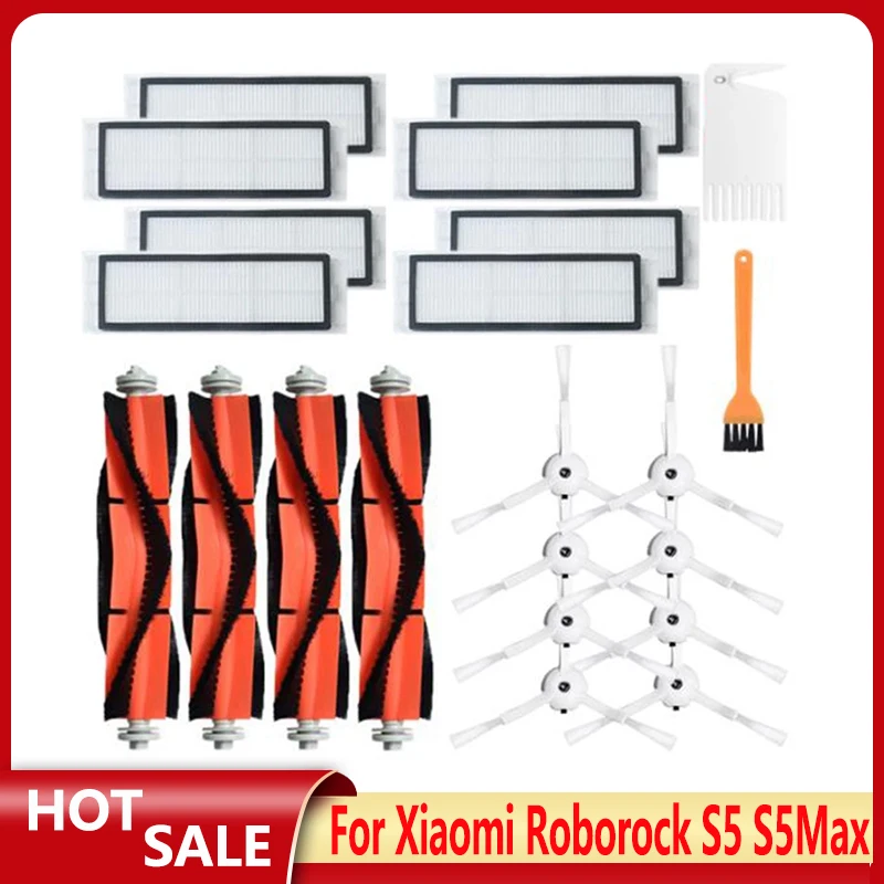 

For Roborock S6 MAXV S6 PURE S6 S5 MAX S4 E4 E35 E2 For Xiaomi 1/1S Robot Vacuum Cleaner All Replace Parts Accessories Kits