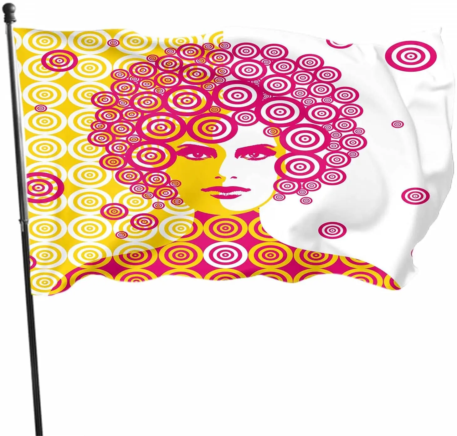 

Женское кольцо из полиэстера, с принтом