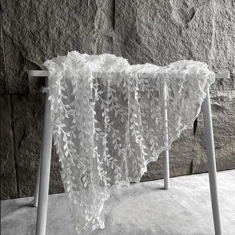 Современная фотография скатерть нордическая, кружевная ткань, кухонная столовая подставка, модное тканевое украшение, Рождественский планшет x 50 см