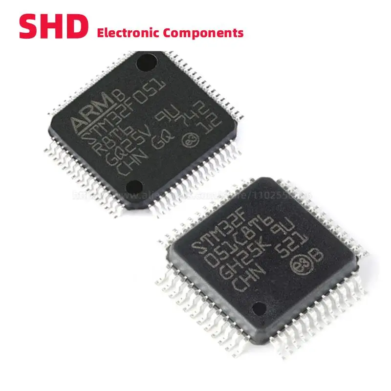 STM32F051K6T6 STM32F051C8T6 STM32F051R8T6 STM32F051K6U6 STM32F051K8U6 lq32/48/64 UFQFPN-32 ARM 32-бит MCU SMD IC STM32F051