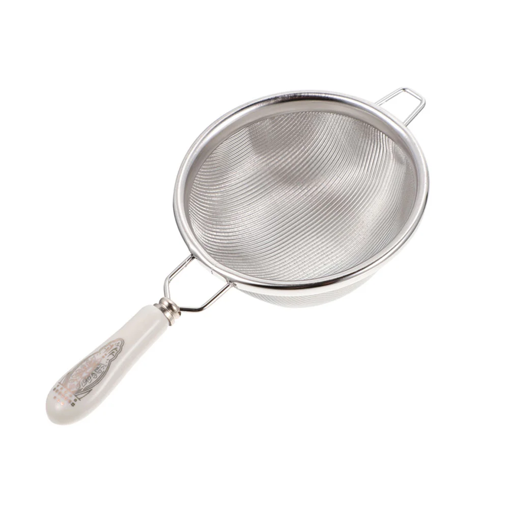 

Tea Strainer Mesh Loose Filter Infuser Fine Steeper Stainless Strainers Steelleaf Sifter Sieve Handlebaking Flour Coffeemini