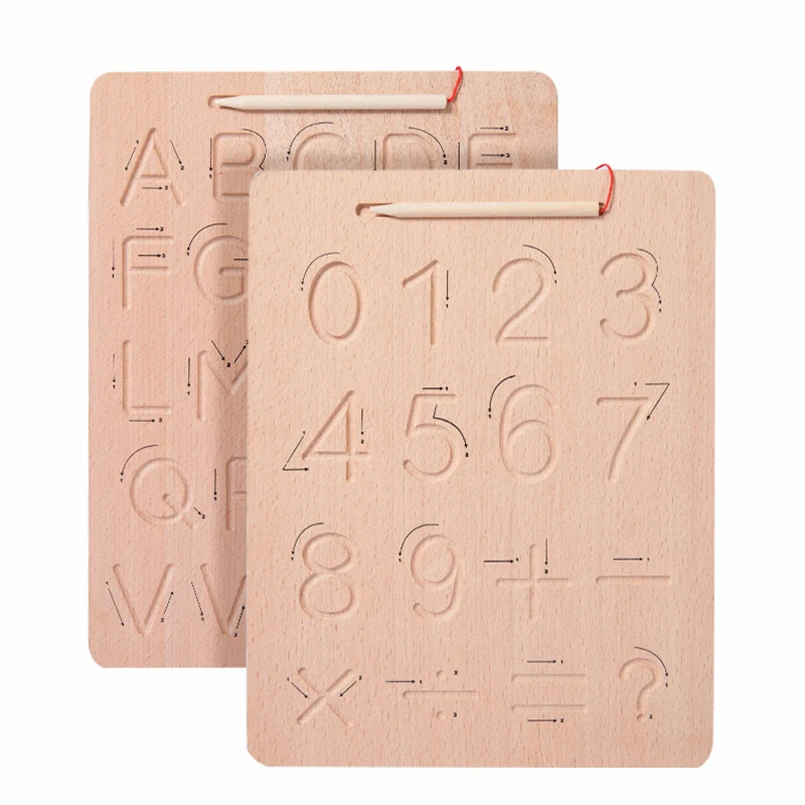 

Деревянные игрушки Монтессори, материал для языков, доска для письма, Детские обучающие игрушки, развивающая занятая доска, Рождественский ...