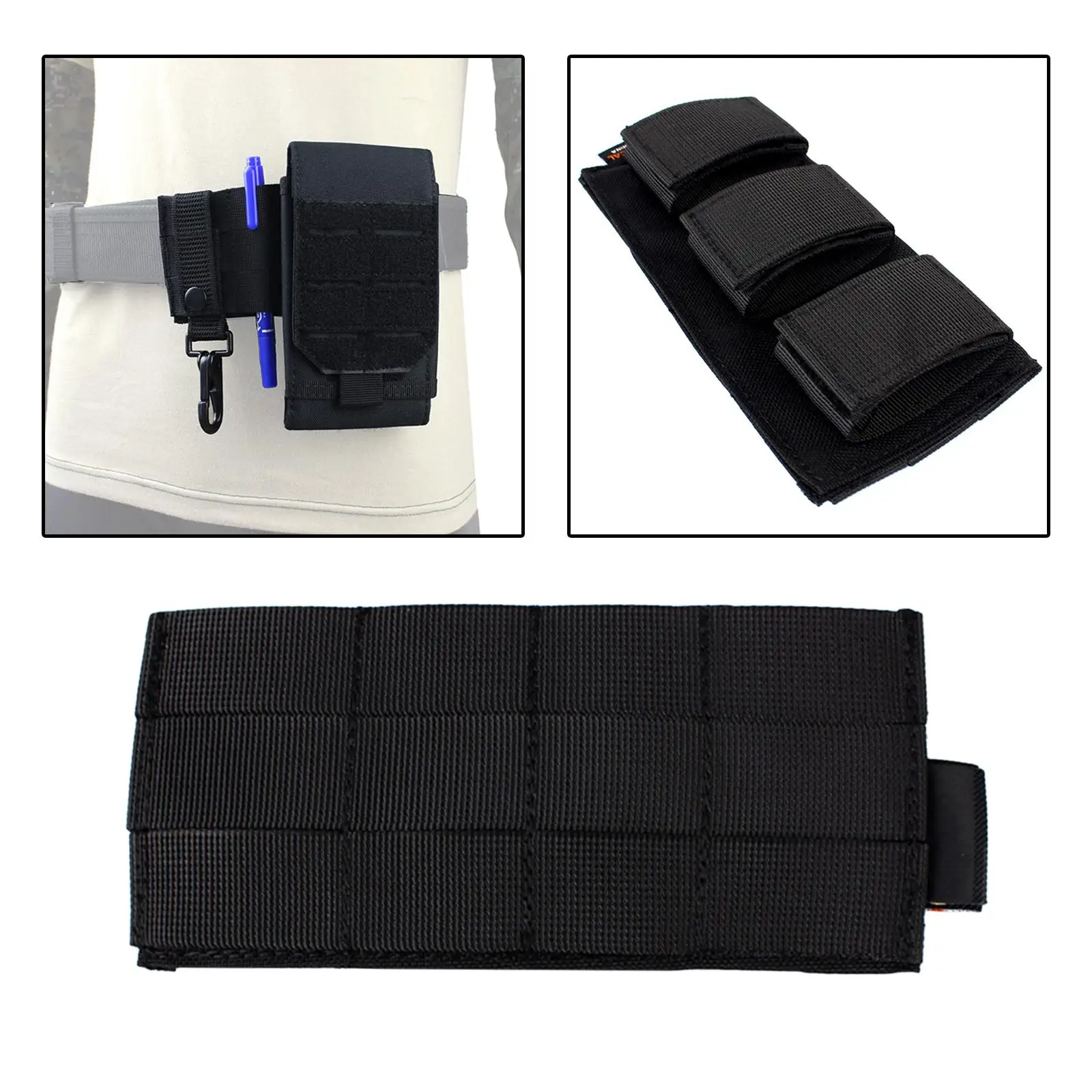 Panel adaptador de cinturón de nailon para bolsas Molle, correa de cintura de lona, ataduras de caza al aire libre, accesorio de alta resistencia