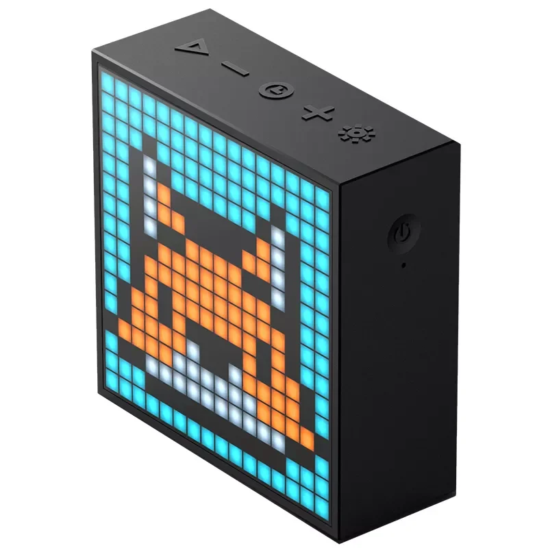 

2022 Divoom Timebox Evo Bluetooth Portable Speaker with Clock Alarm Programmable LED Display for Pixel Art Creation Unique gift