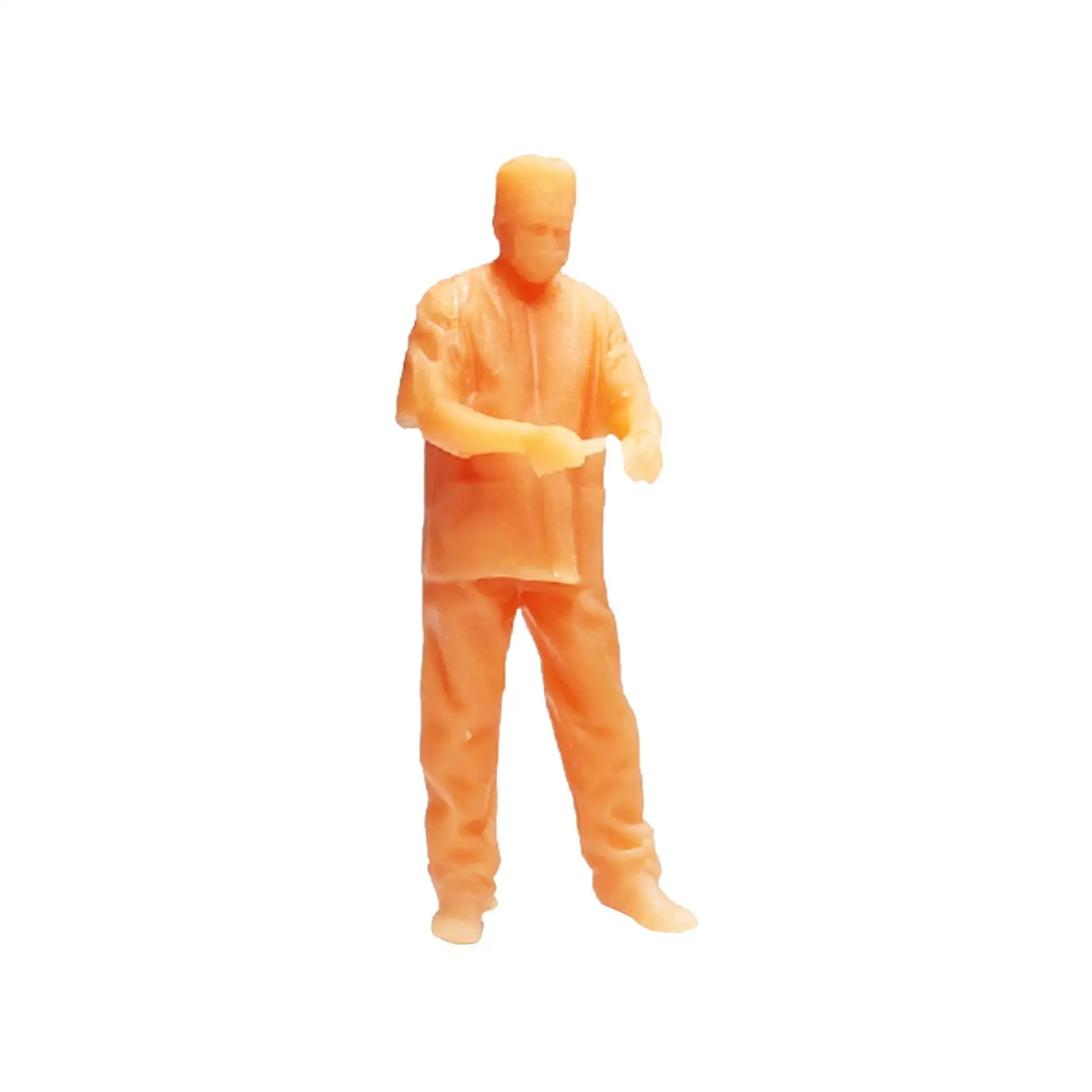 

10x миниатюры с имитацией доктора, 1/87 полимерные украшения для песчаного стола, коллекционная кровать для экстренных ситуаций, игрушечная те...