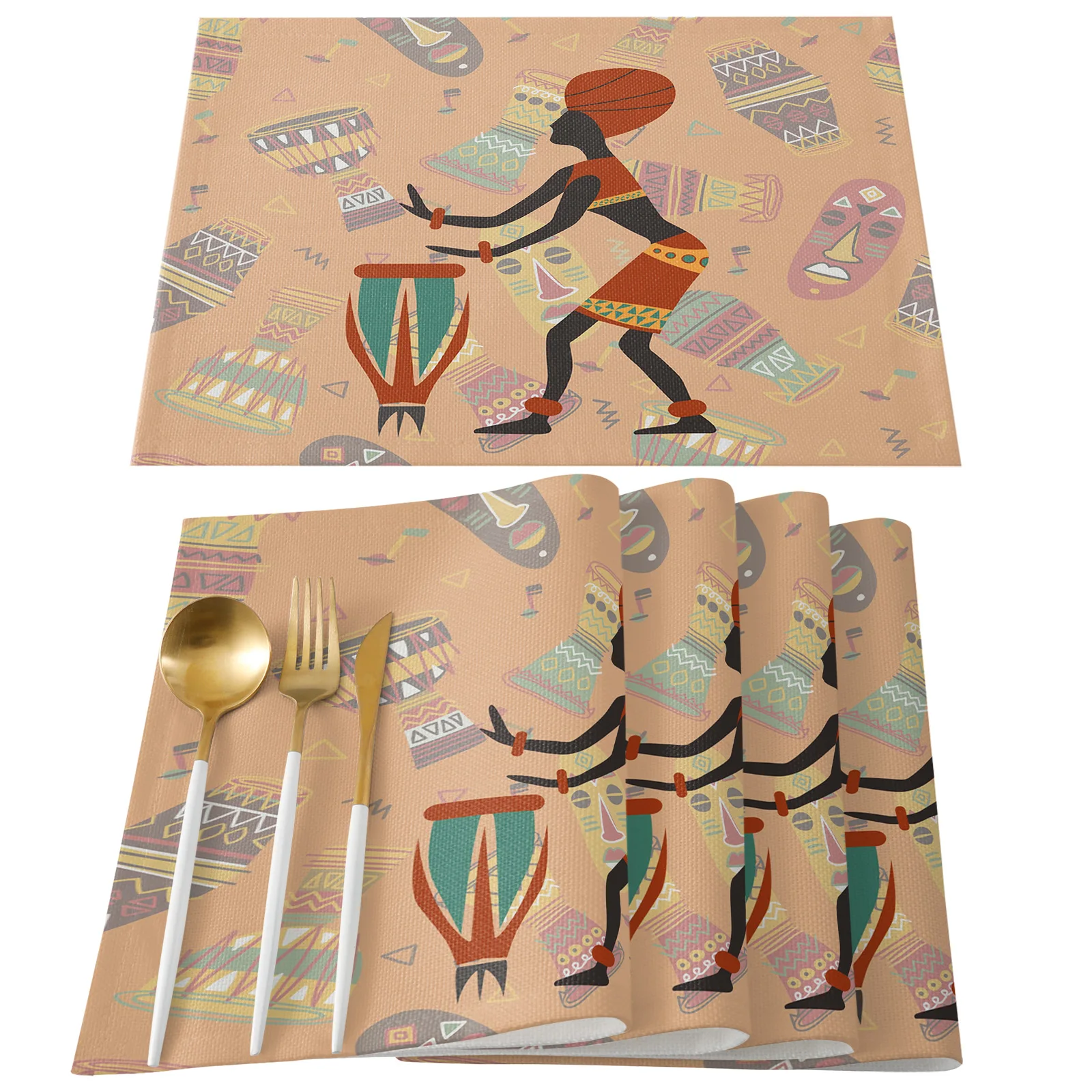 Африканская Женская этническая настольная дорожка кухонный обеденный стол