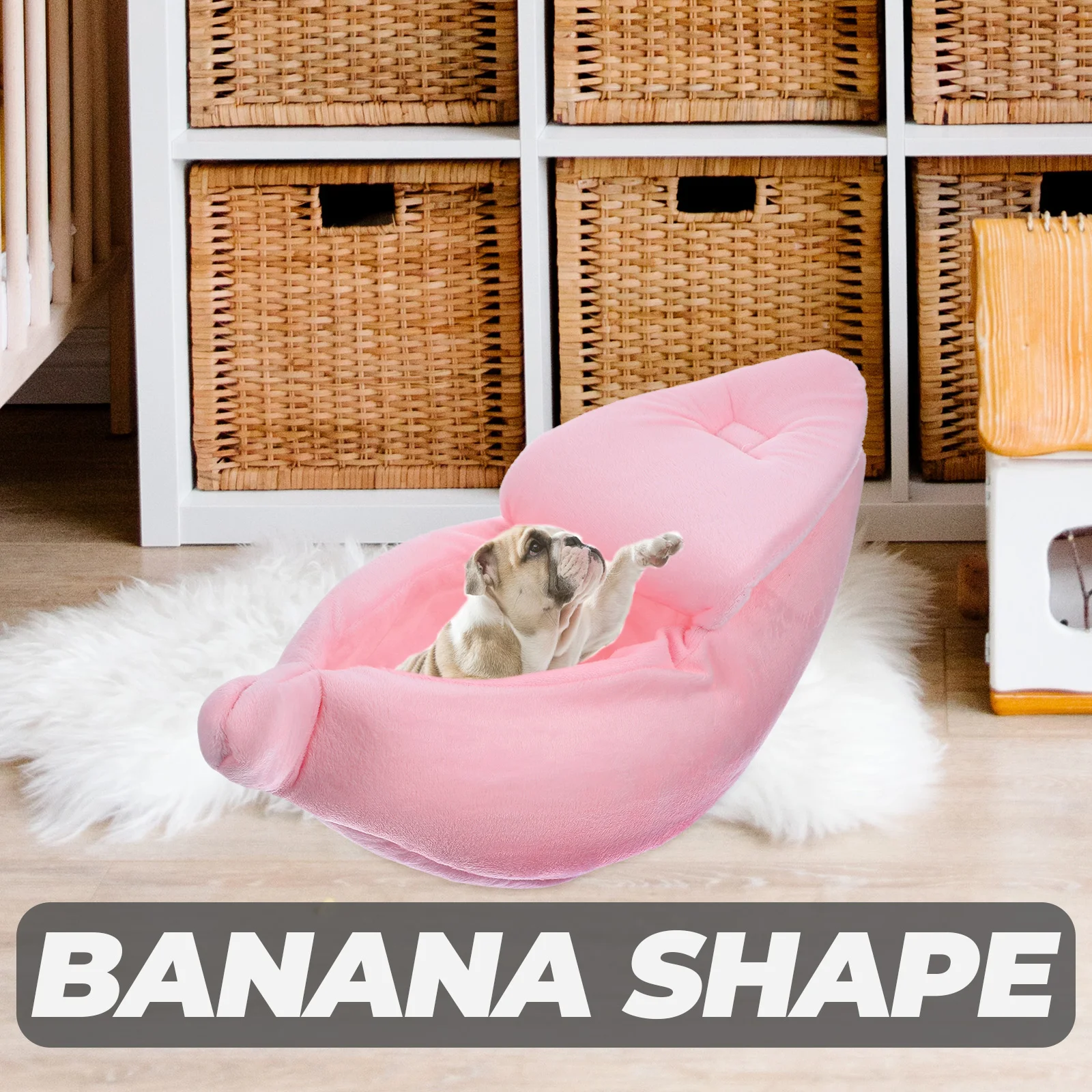 Банановая кровать для домашних животных удобные спальные кровати собак шиншиллы