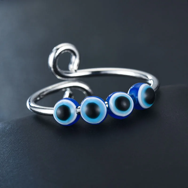 Женское кольцо-Спиннер из нержавеющей стали с изменяемым размером |