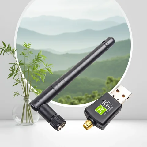 Двухдиапазонный 5 ГГц 2,4 ГГц 600 Мбит/с USB беспроводные сетевые карты Wi-Fi адаптер для настольного компьютера/ноутбука/ПК бесплатный драйвер