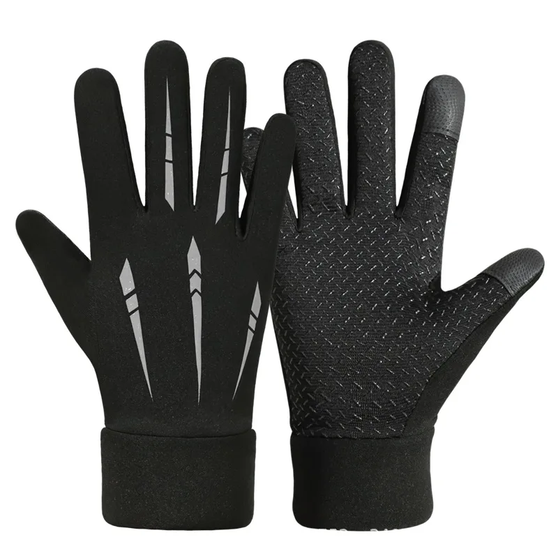 

Outdoor Skin-Friendly Waterproof Sports Soft Warm Gloves Cycling Men's Autumn Winter Driving Touchscreen Non-Slip Male Gloves