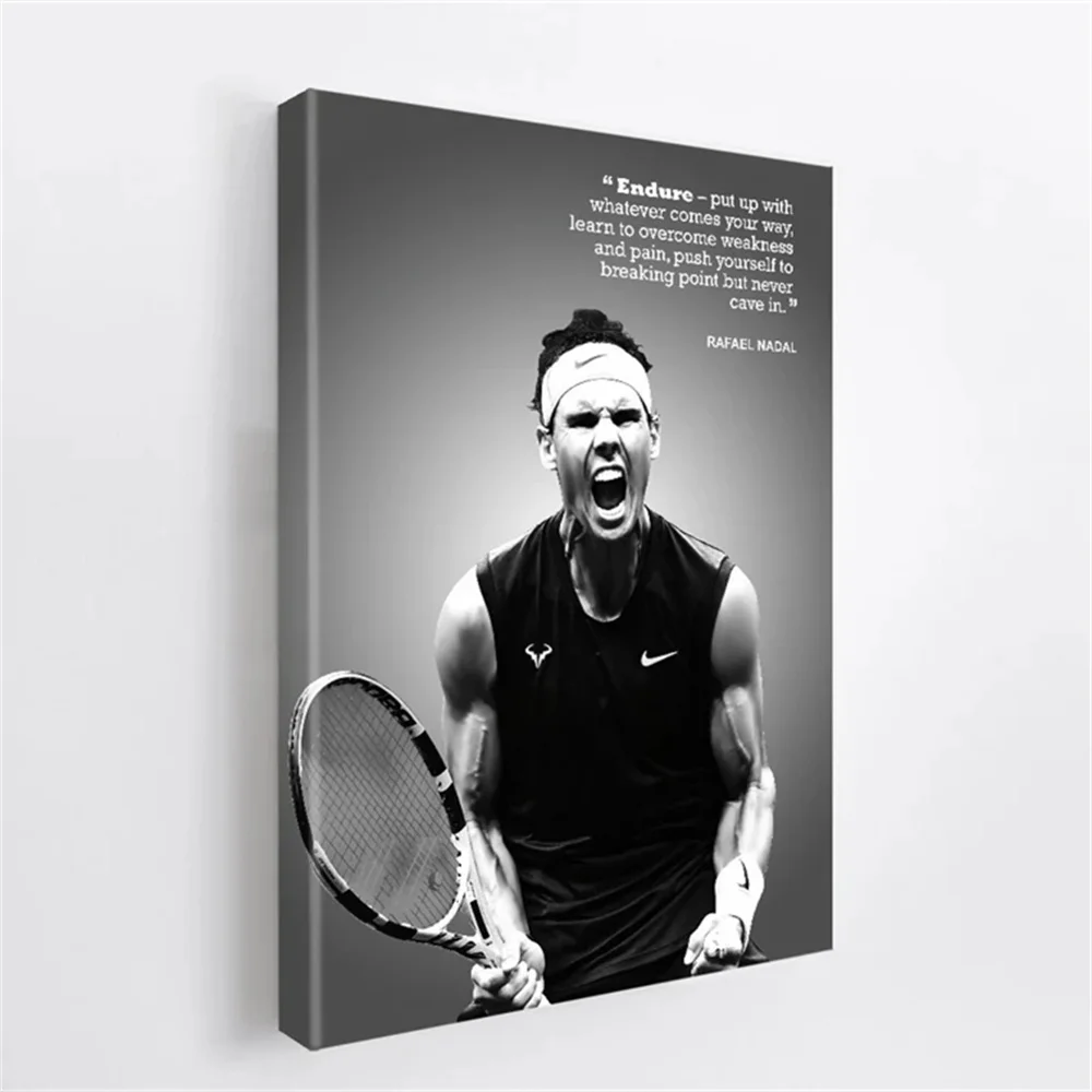 Тканевый постер Rafa Надаль для тенниса художественные принты подарок детей