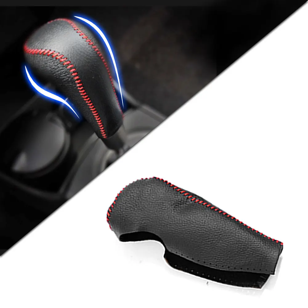 

Кожаные чехлы для ручек переключения передач для Honda FIT 2008 2009 2010 2011 2012 2013, Нескользящие автоматические переключатели передач