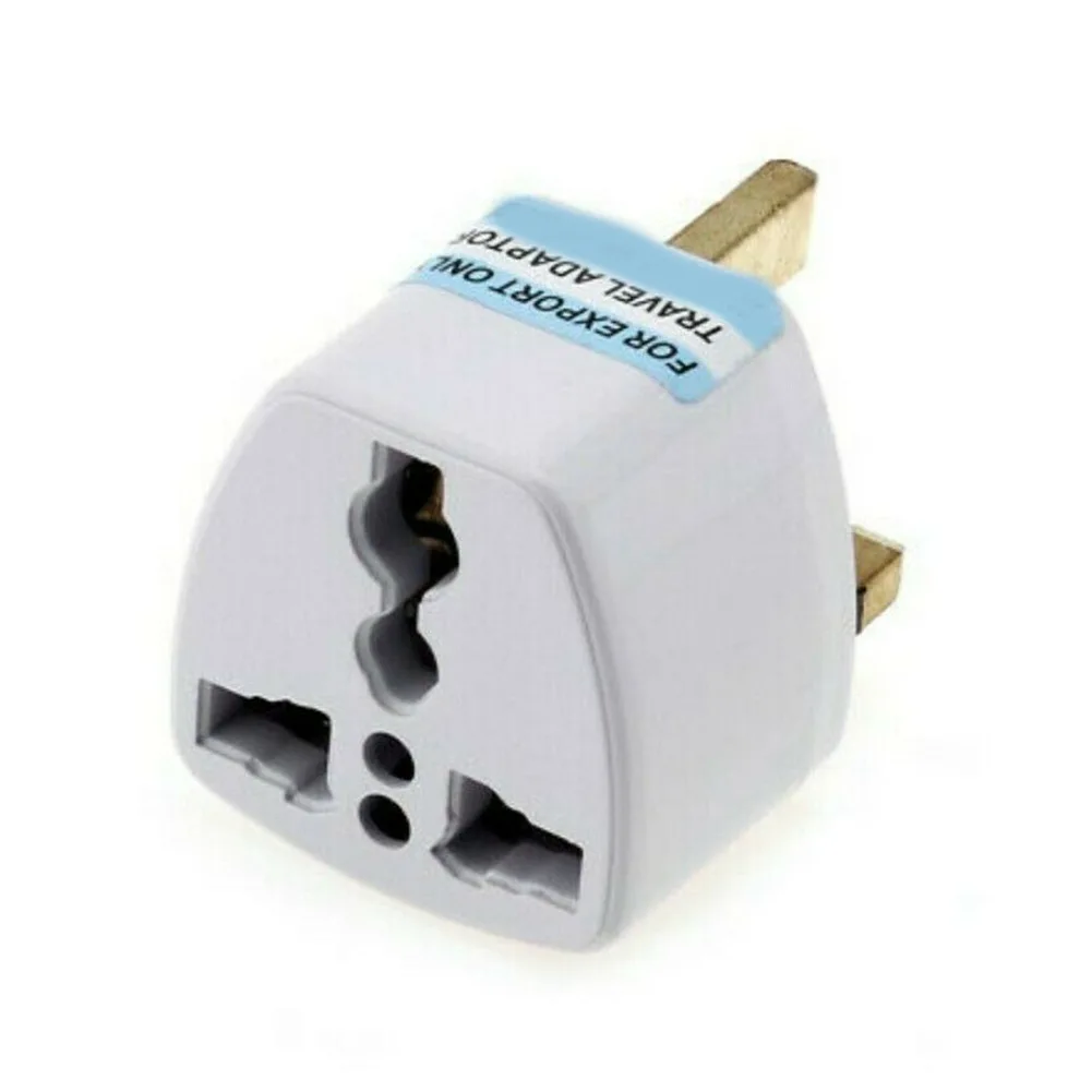 

Durable Electronics Travel Plug Converter Adapter 3 Pin Plug EU European Metal Plug Adapter Socket Travel Plug