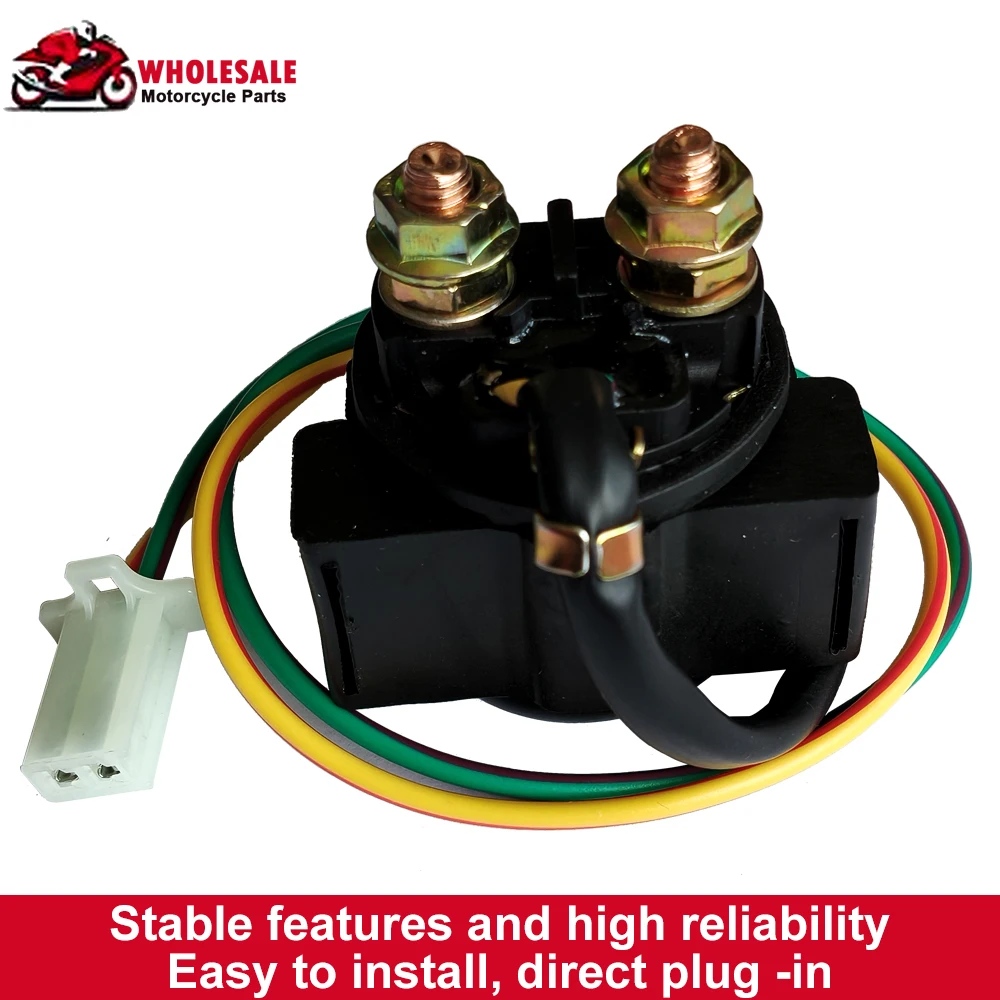 Фото Соленоид реле стартера 80CC для YAMAHA YFM80 GRIZZLY BADGER 80 SV80 SV125 SNOSCOOT Снегоход YFM50 YFM RAPTOR 50 ATV SV 80 125 №4