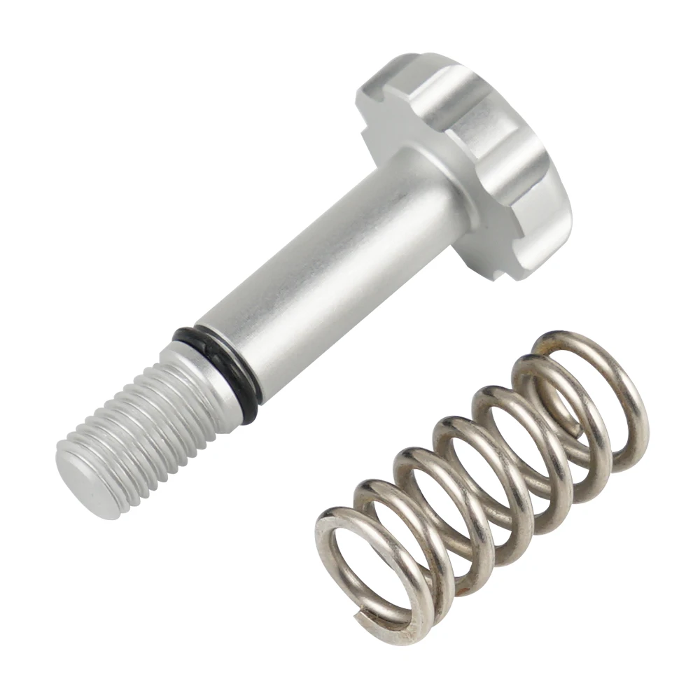 

For Yamaha Raptor 700 700R Carburetor Carb Throttle Idle Adjust Nut With Spring Parts ATV Accessories CNC-machined Aluminum