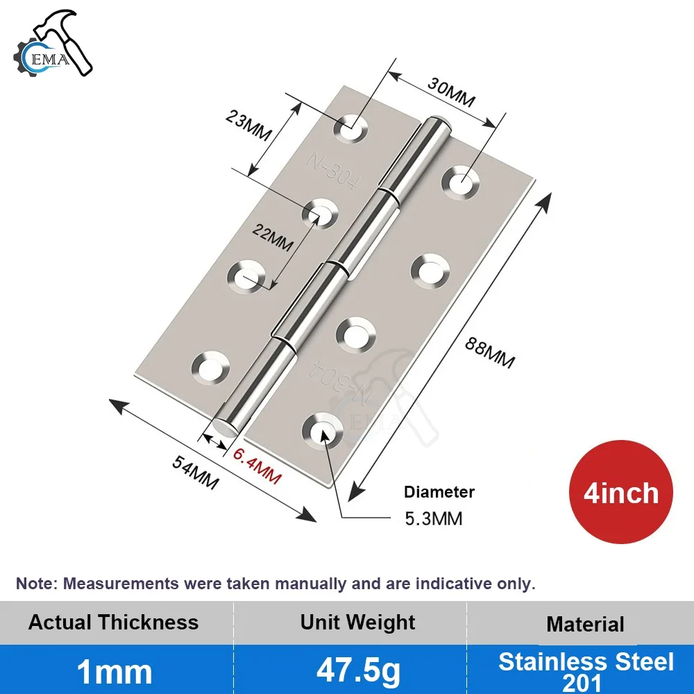 

Универсальные дверные петли 1-4 дюйма, разъем из нержавеющей стали, мебельный ящик, монтажная петля для шкафа, домашние двери, фурнитура, аксессуары
