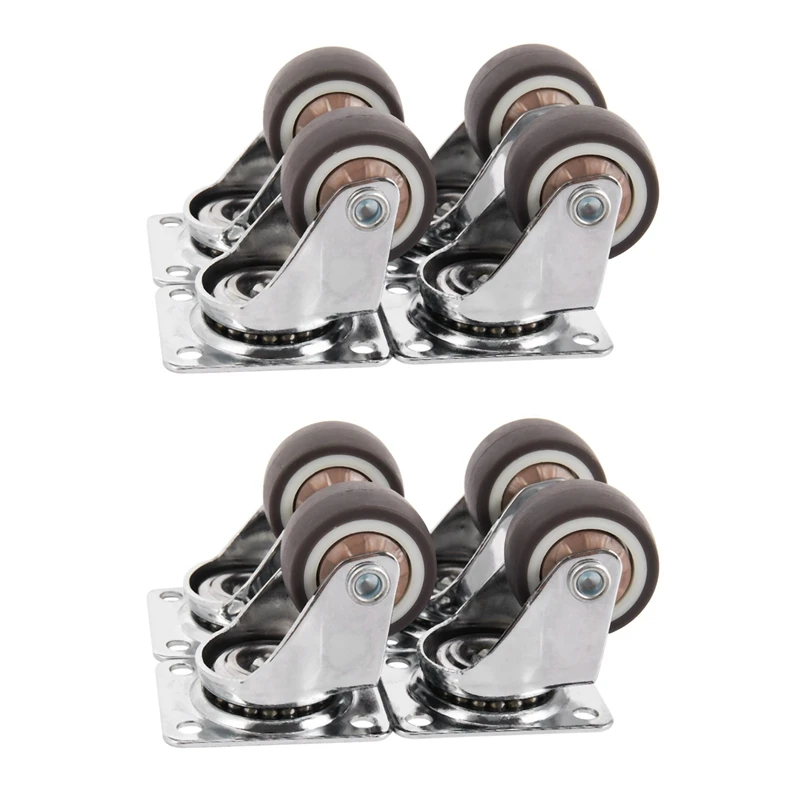 Лидер продаж мини-ролики диаметр 1 дюйм/25 мм сверхтихие колесо для ящиков шкафов |