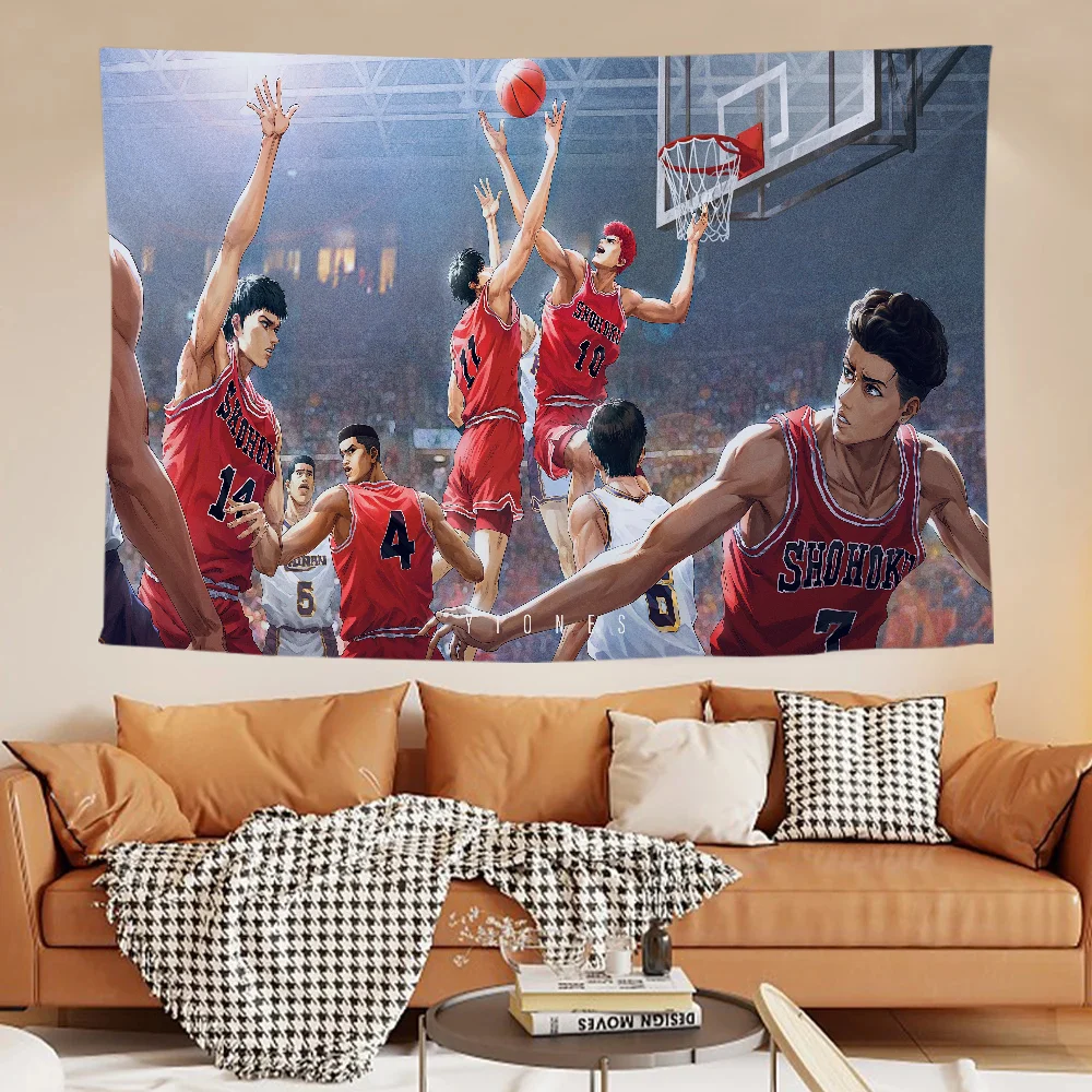 SLAM DUNK Настенный декоративный гобелен в стиле аниме Laumango бренд 100% полиэстер можно