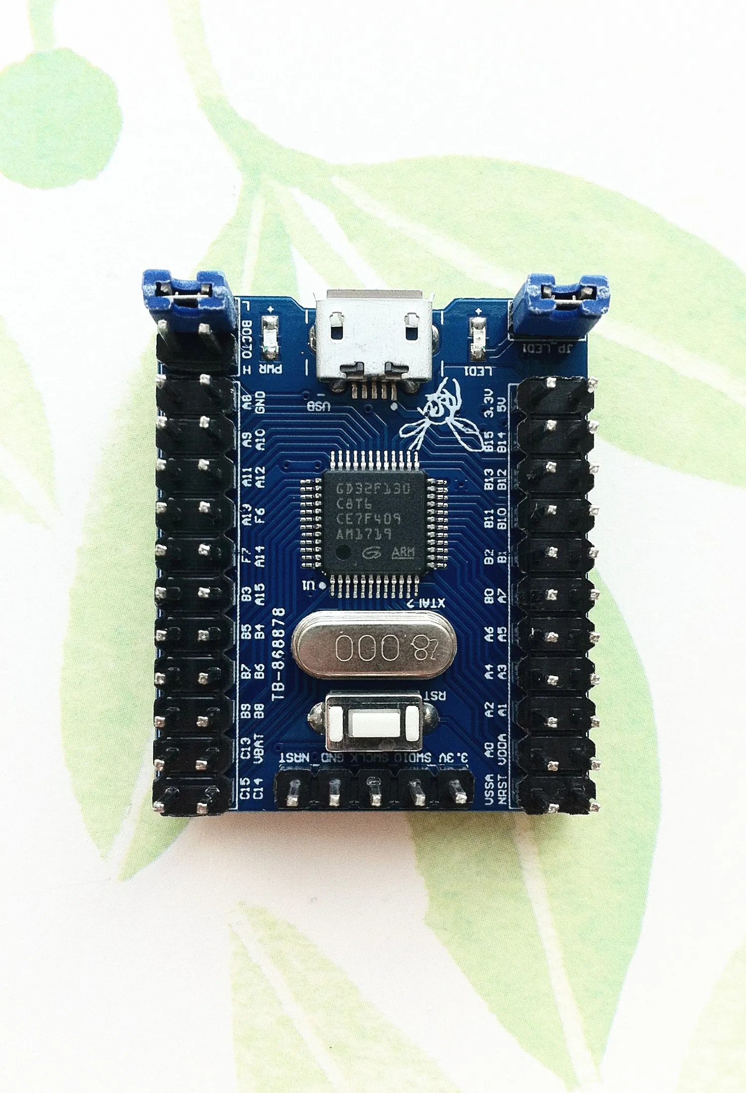 Материнская плата GD32F130C8T6 минимальная система GD32F130 GD32F130C8 Mini