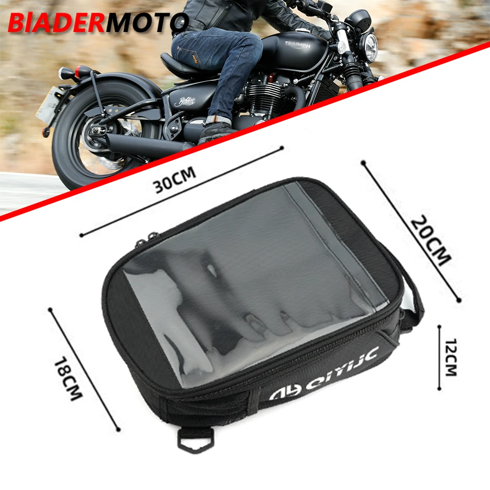 

Moto Oil Fuel Tank Bag Backpack Saddle Luggage For TRIUMPH Daytona 675 675 R Speed Triple 1050 Street Tiger 800 900 Trident 660