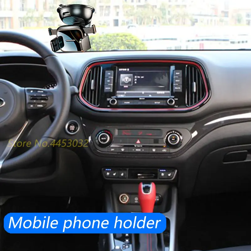 Для Kia Sportage R Forte Optima Sorento Soul Rio K5 Автомобильный держатель для телефона крепление