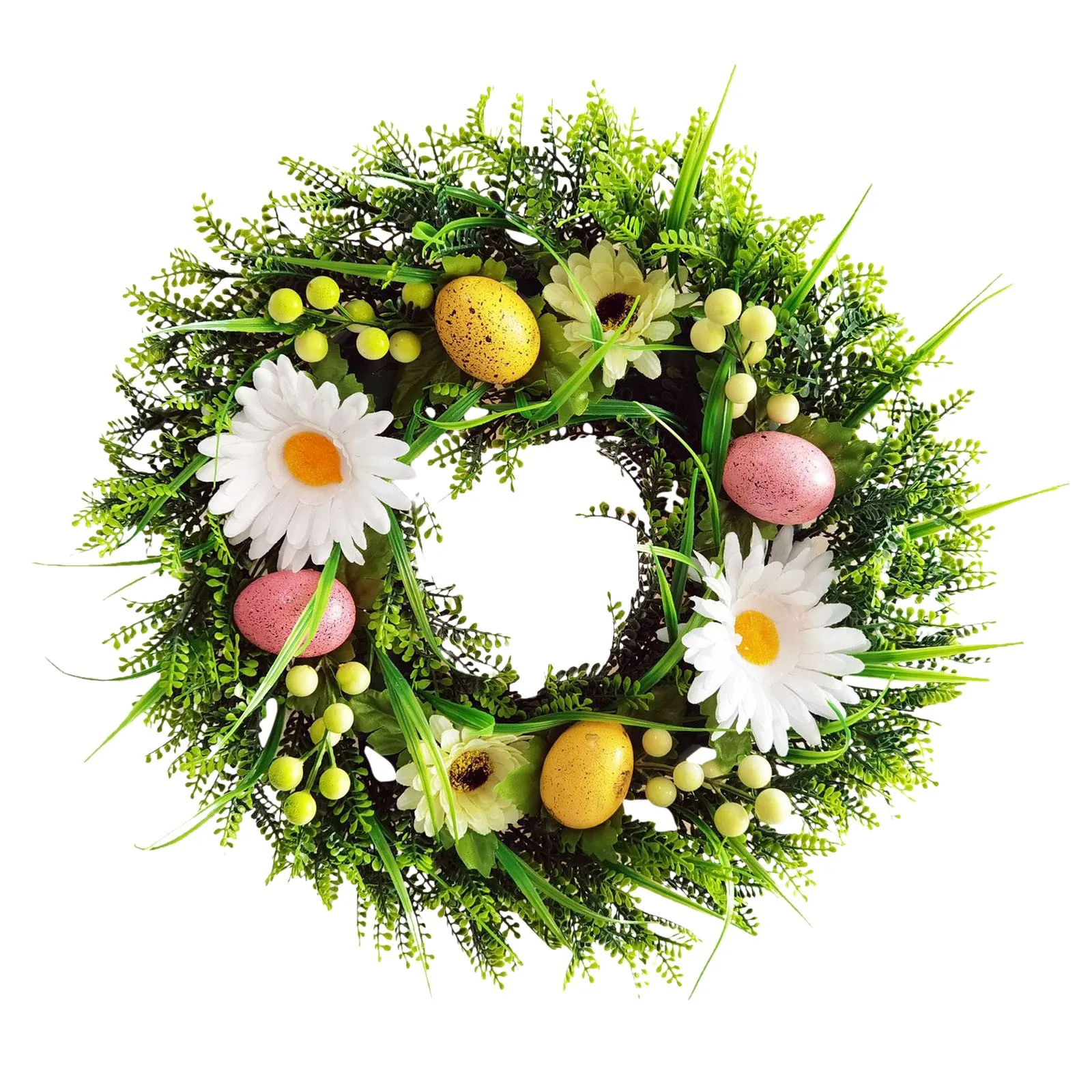 

Easter Rabbit Acrylic Flat Printing Wreath Bunny Easter Garlands Eggs Chick Happy Easter Day Decor For Home Spring Wreath 2022