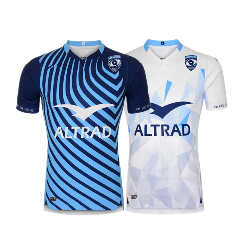 

2020/2021 MONTPELLIER RUGBY HOME AND AWAY JERSEY Size: S---5XL