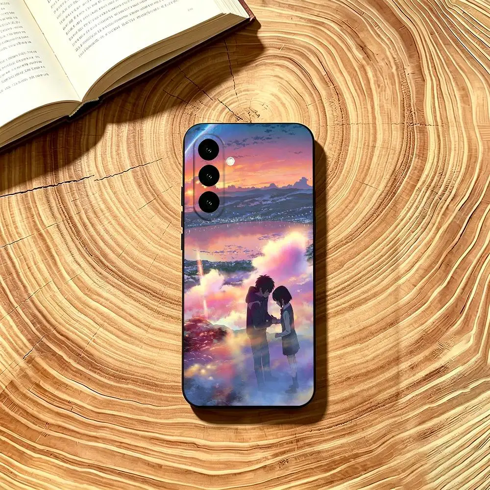 Чехол для телефона с изображением аниме Y-Your Name, мягкий черный, для Samsung Galaxy A73, A72, A71, A70, A53, A52, A51 (art.: 3920daeadfa49) - 3920daeadfa49