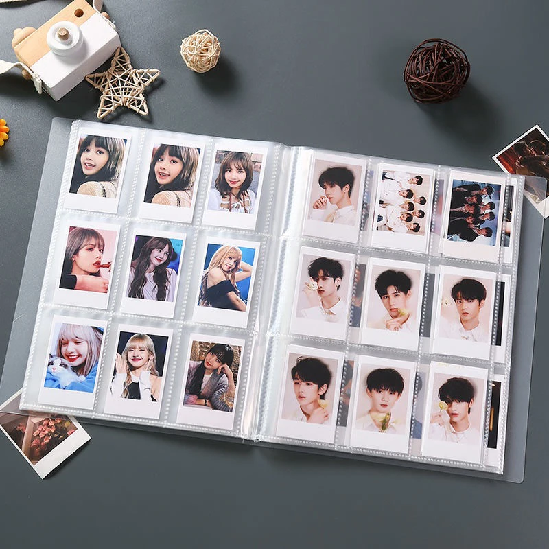 

288 Card Photo Album Transparent Kpop Polaroid Album Photo Idol Photocards Holder Book Toploader Photocard album de fotos
