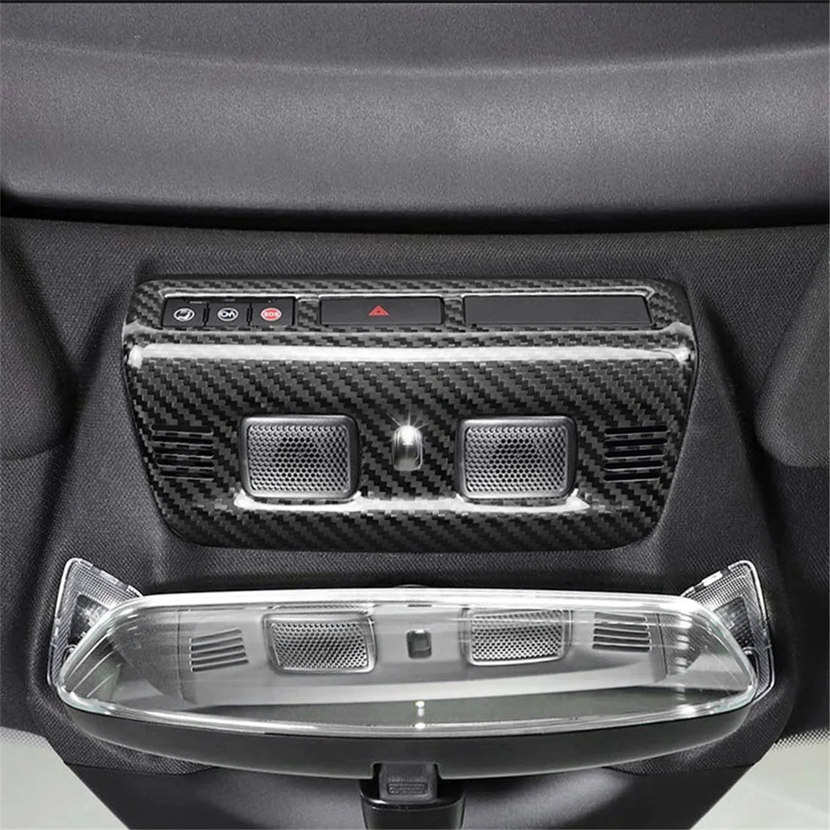 Декоративные наклейки для лампы чтения Corvette C8 2020-2024