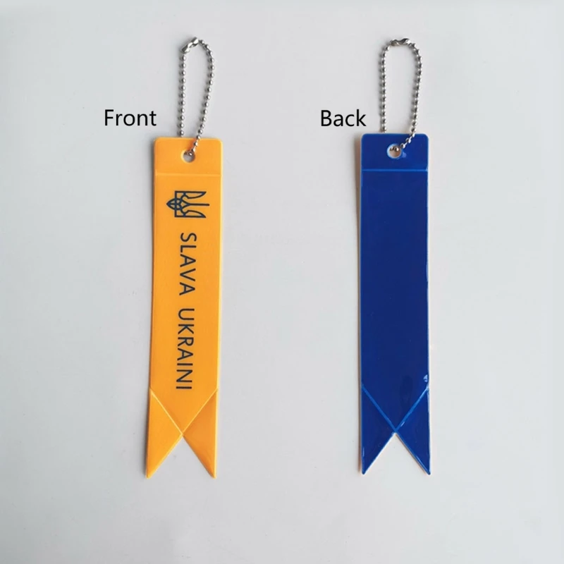 

Safe Reflective Keychain for Bag Backpack Pendant Strip Ornaments Reflectors