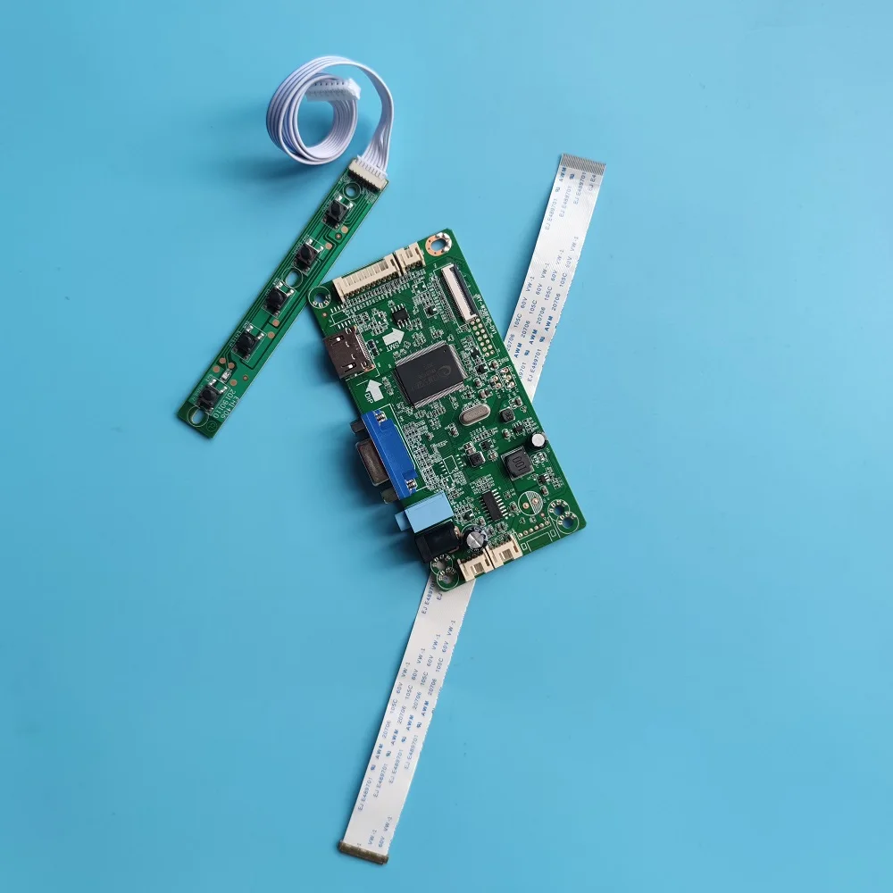 

Комплект платы контроллера EDP для B156HAT01.0, 15,6 дюйма, 1920x1080, 40-контактный монитор, аудио, VGA, ЖК-экран, светодиодный дисплей, совместимый с HDMI, «сд...