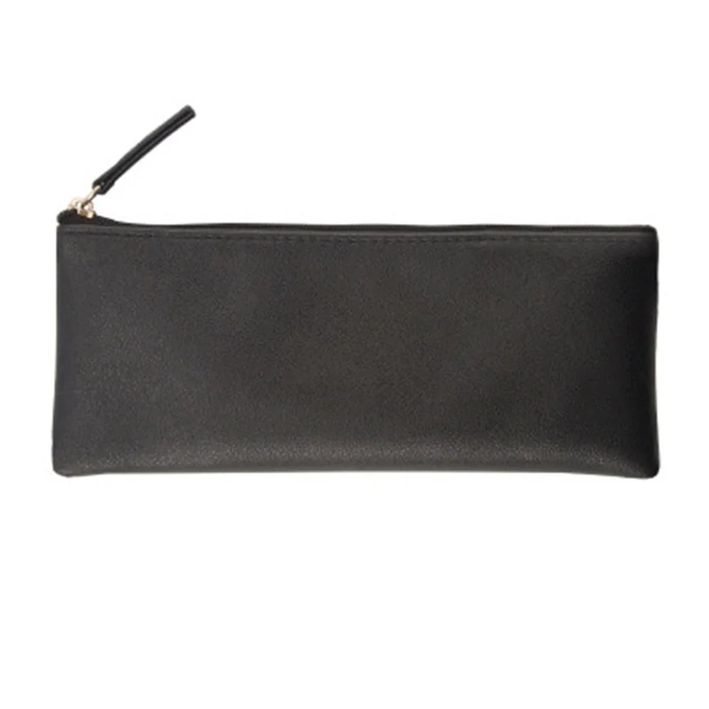 Женская сумка для ручек и карандашей, простой чехол для хранения ручек, канцелярских принадлежностей, школьный чехол для карандашей, офисны...