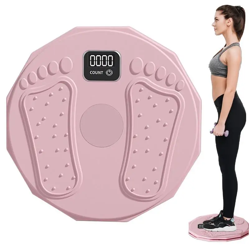 

Waist Twisting Disc Workout Twist Board Counting Function Load 882 Lbs Quiet Workout Equipment With 8 Magnets Reflexology