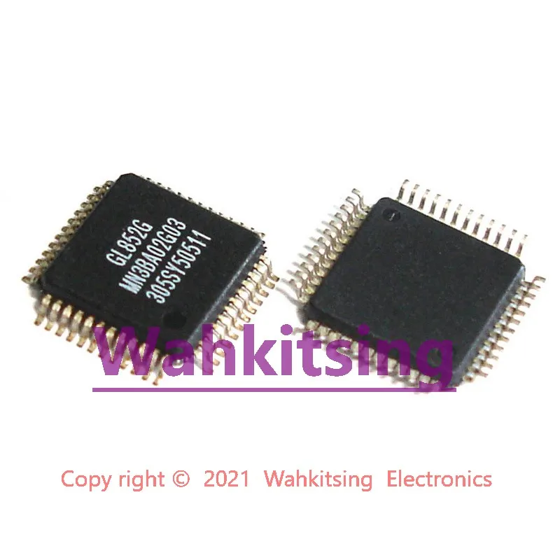 2 PCS GL852G QFP-48 GL852 USB 2.0 MTT HUB Controller Chip IC |