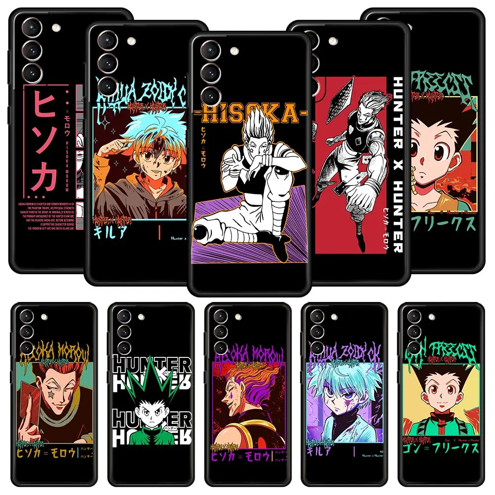 

Japanese HUNTER X HUNTER Anime Hisoka Phone Case For Samsung Galaxy S22 S21 S20 FE Ultra 5G S10 S10E S9 S8 Plus Note 10 20 Cover