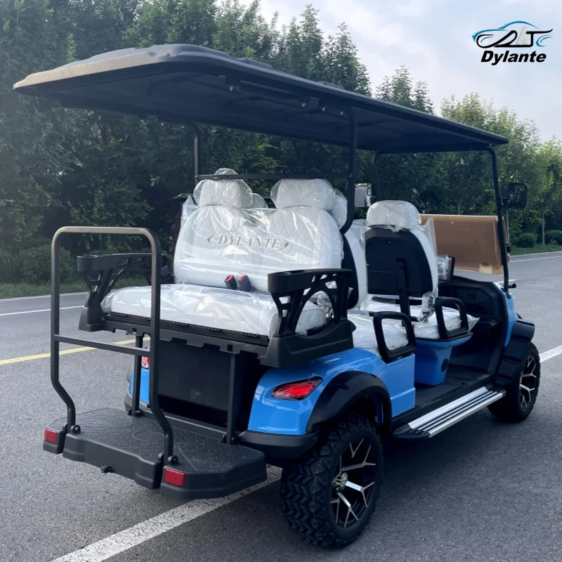 Металлический стальной пластиковый корпус 2 4 6 8-местная тележка для гольфа