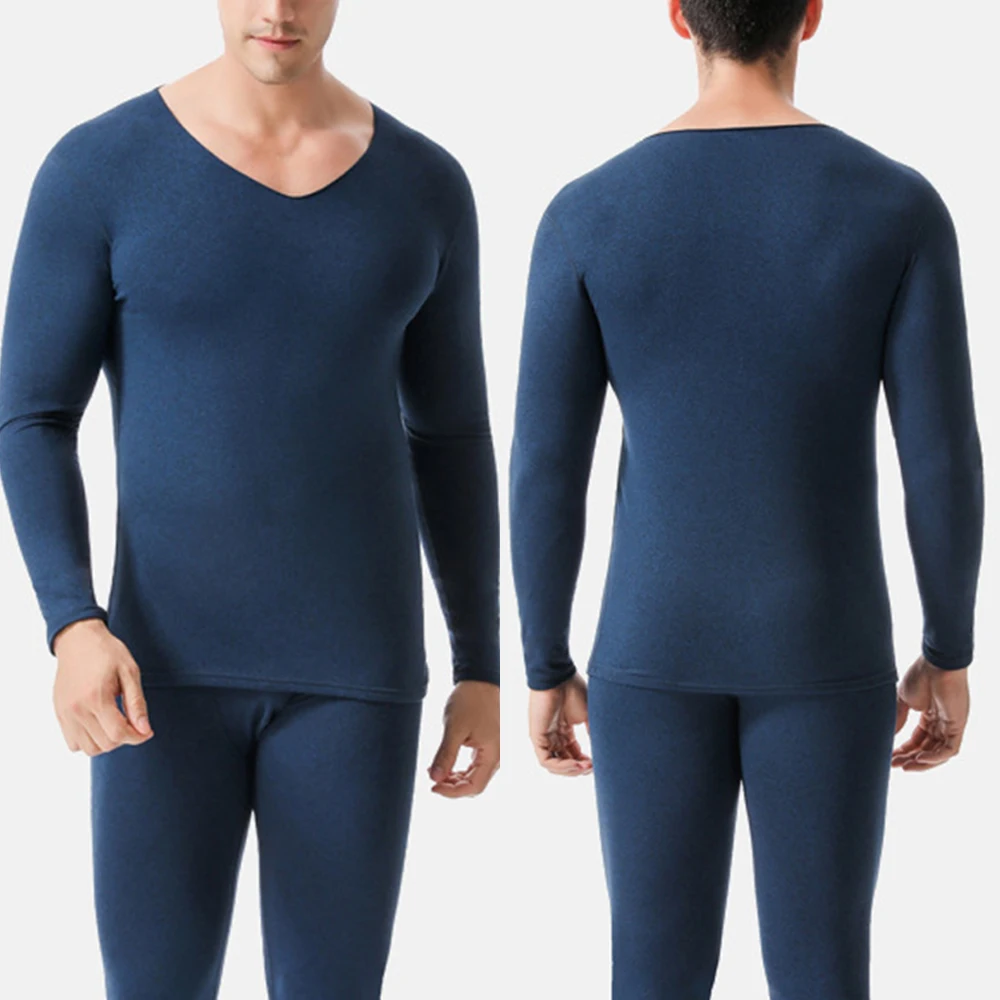 

Underwear Men Bottoms Warm Winter Breathable Leggings Long Pants Long Sleeves Men No Mark Suits Thermal Underwear