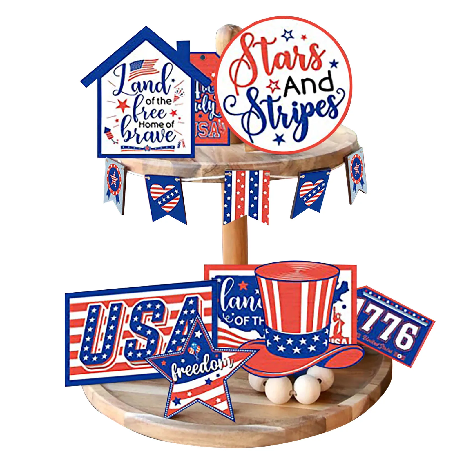 

Праздничные ранние патриотические украшения для Дня независимости 4 июля