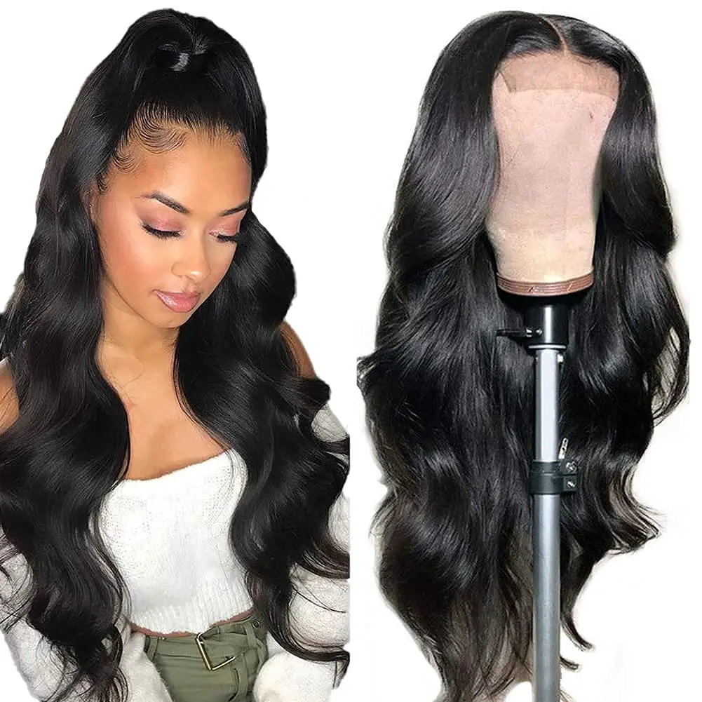 

4x4 Body Wave HD Lace Closure Wig Human Hair For Black Women Wigs Brazilian Remy Hair Body Waves Closures Human Wig Oxeye Girl