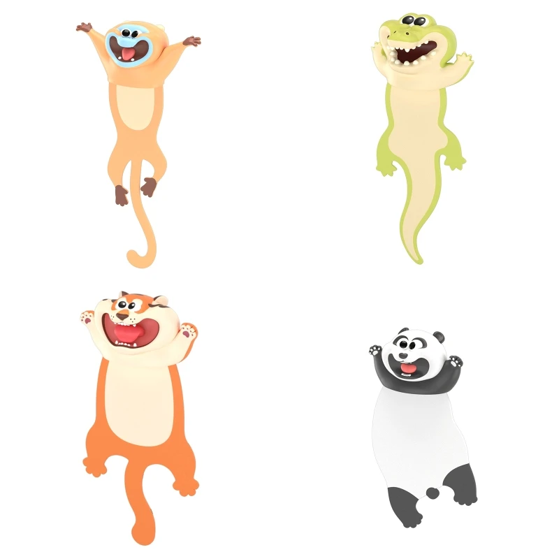 

Novelty Animal Decompression Flexible PVC Page Tag Anti-slip