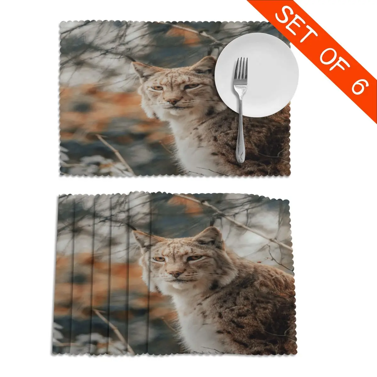 

6 шт., подставка под столовую посуду