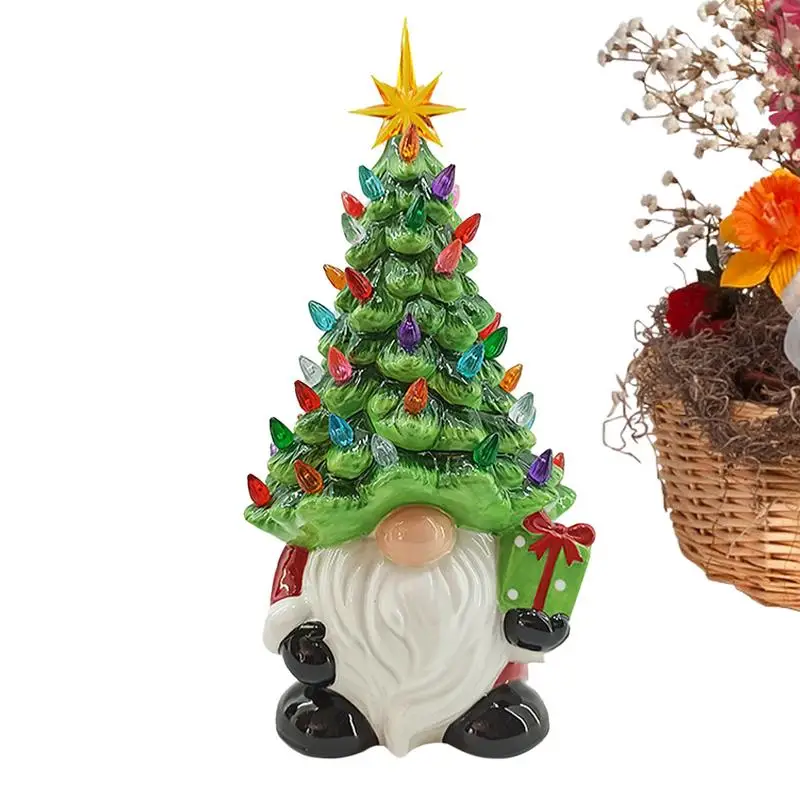 

Рождественская Кукла без лица, кукла без лица для пожилых людей, украшения со светящимися огнями, домашние украшения, гном, рождественские украшения для