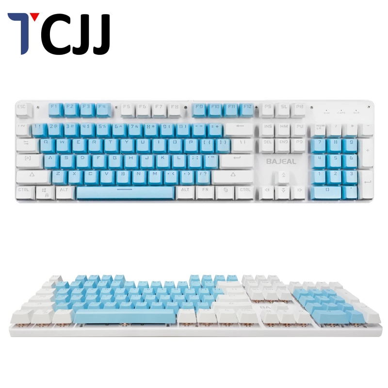 

K500 Mini Gaming Mechanical Keyboard 104 Keys USB Wired Game Keyboard DIY Keycaps RGB Lighting Effect Keyboards For Laptop PC