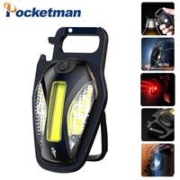 mini flashlight led keychain portable pocket flashlight usb rechargeable led light lantern white torch camping cob lantern