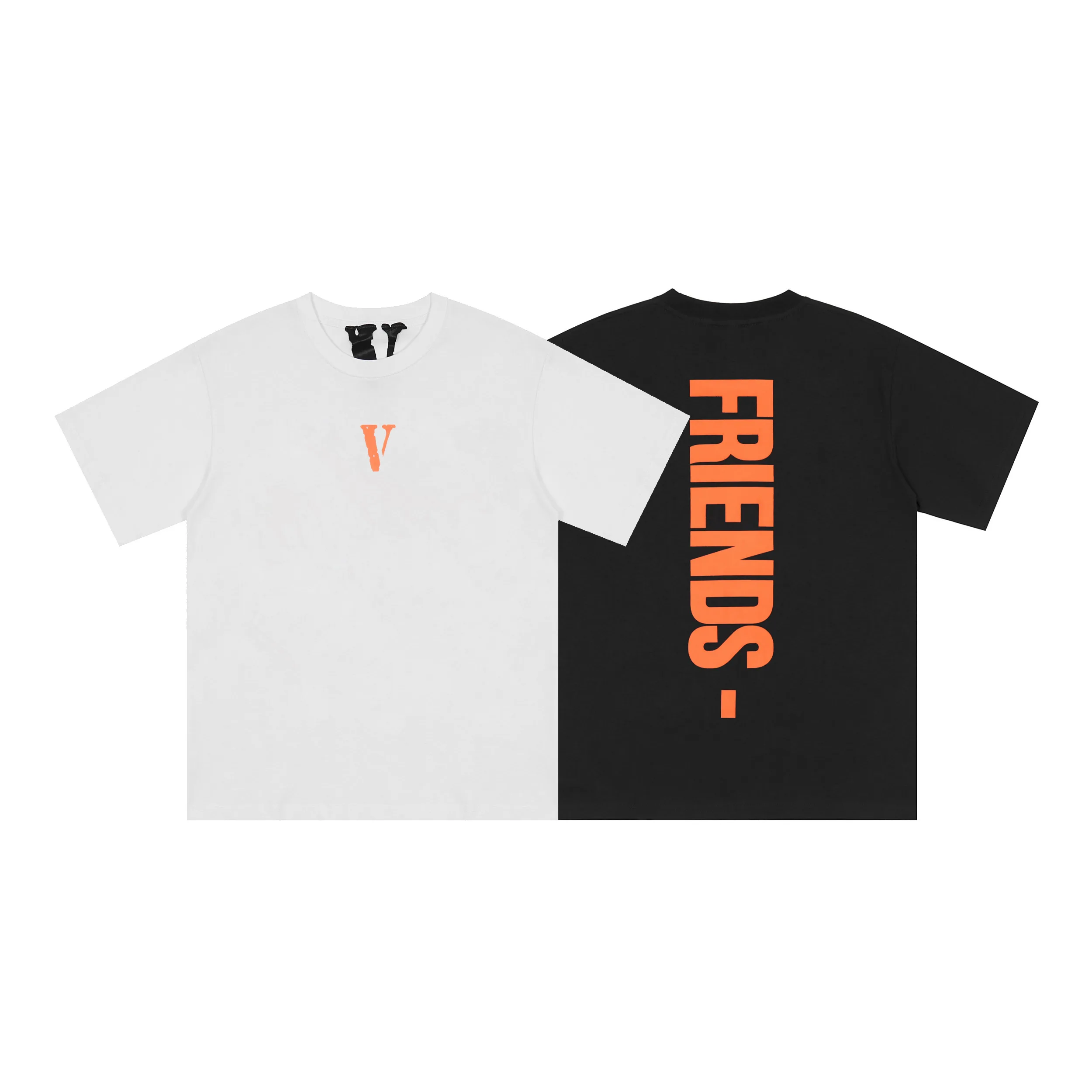 

VLONE Men's / Women's Couples Casual Fashion Trend High Street Loose HIP-HOP100% Cotton Printed Round Neck T-Shirt HD2
