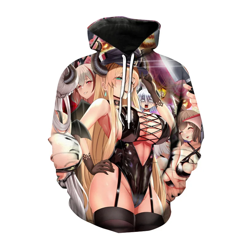 

Толстовка с 3D-принтом для мужчин и женщин в стиле аниме