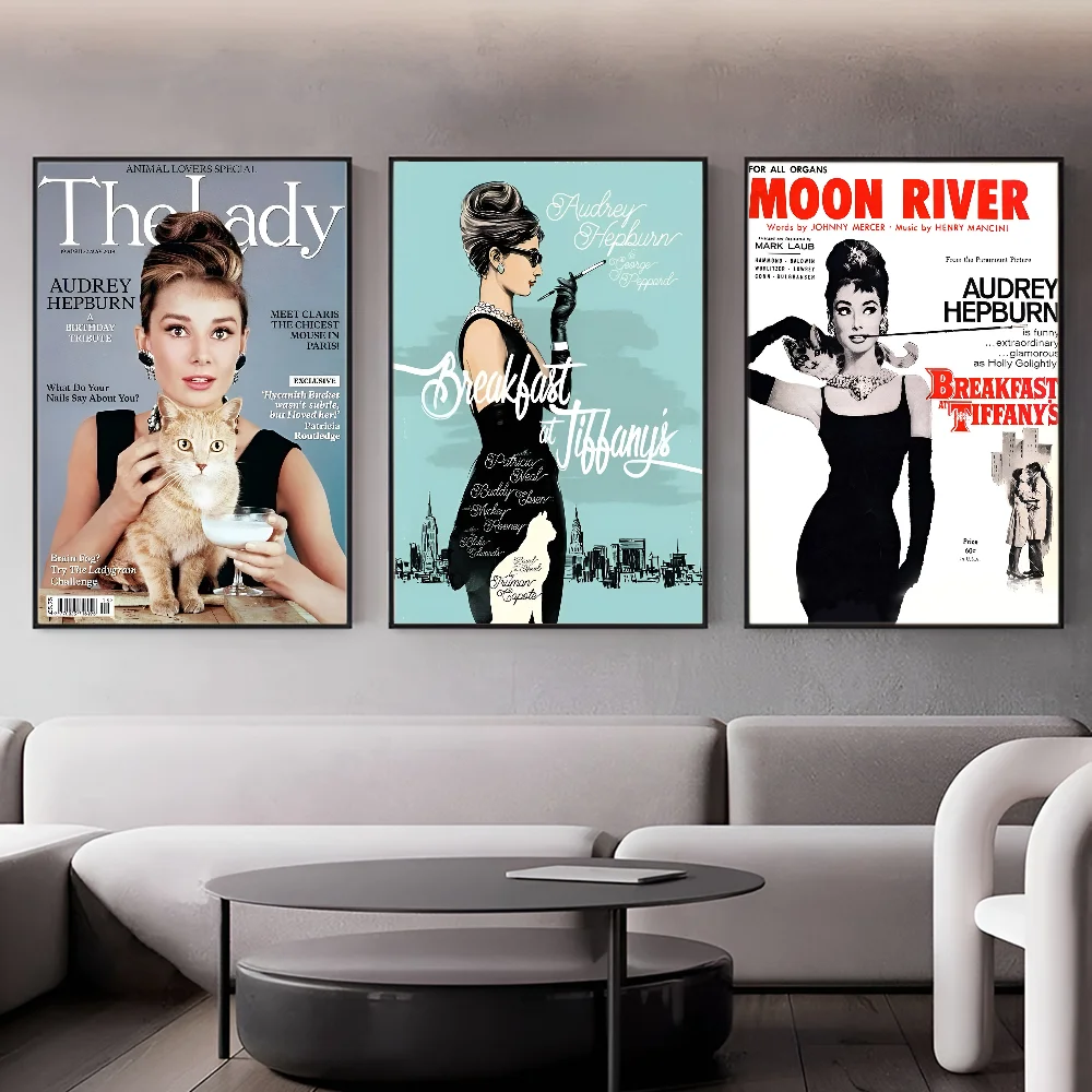 Современный стиль завтрак в Тиффани плакат наклейки различные размеры высокое